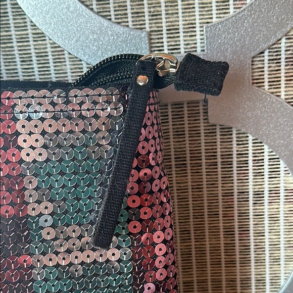 Victoria's Secret Sequin Tote Bag - Black and Pink - Picture 6 of 7